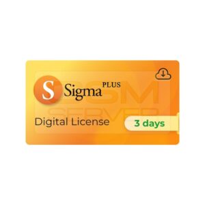 Licence Sigma Plus 3 jours