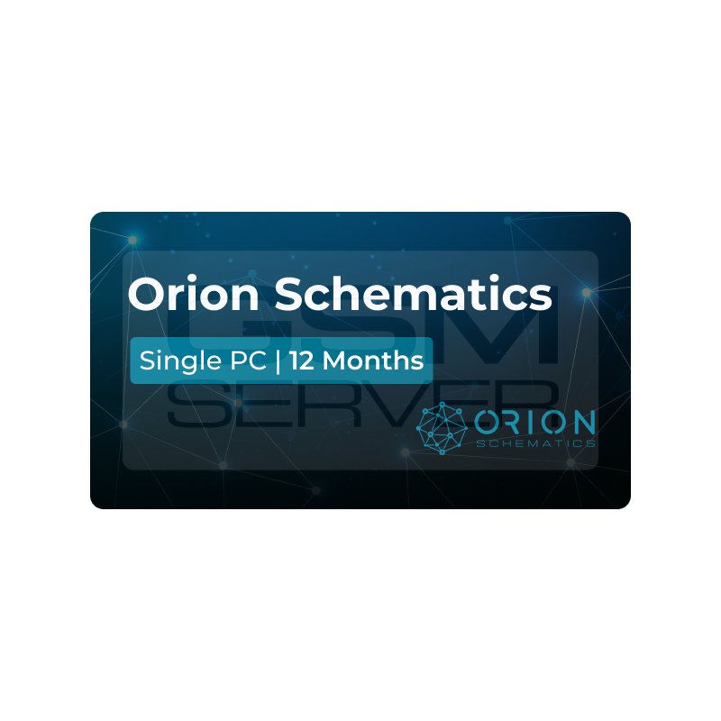 Orion Schematics - Licence PC unique / 12 mois.